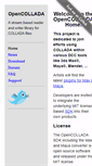 Mobile Screenshot of opencollada.org